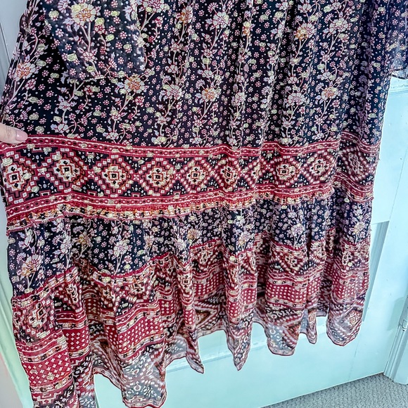 Ulla Johnson Alessandra Silk Dress in Midnight - Picture 6 of 14